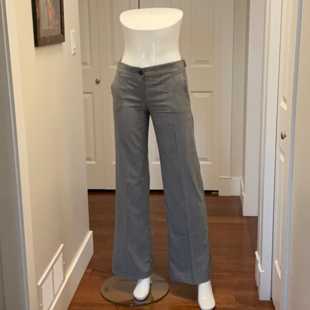 THEORY Women’s Gray Wide-Leg Pants Size 6